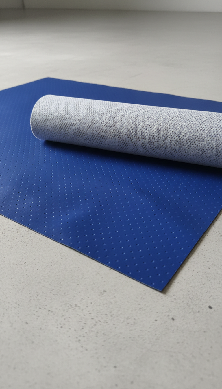 Diseño perforado azul